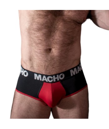 MACHO - MS26N SLIP NEGRO-ROJO L