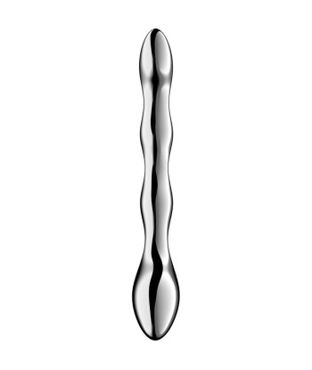 SATISFYER - COSMIC CREST 2 DILDO ACERO INOXIDABLE DOBLE USO