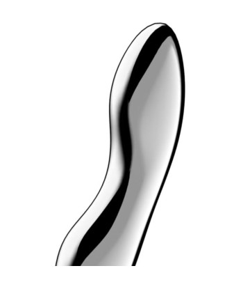 SATISFYER - COSMIC CREST 2 DILDO ACERO INOXIDABLE DOBLE USO