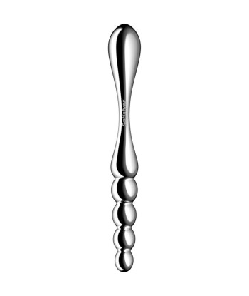 SATISFYER - STAR FORCE 1 DILDO ACERO INOXIDABLE DOBLE USO