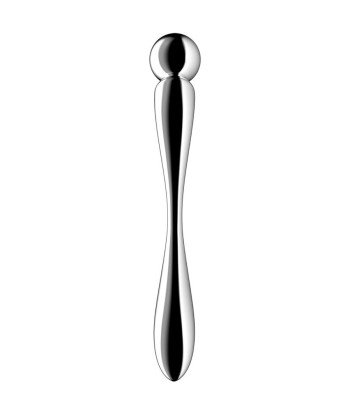 SATISFYER - STAR FORCE 2 DILDO ACERO INOXIDABLE DOBLE USO