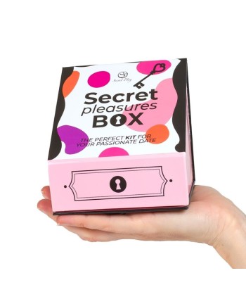 SECRET PLAY - CAJA DE PLACERES PARA PAREJAS DADOS BALA VIBRADORA PLUMERO