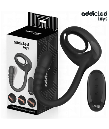 ADDICTED TOYS - ANILLO PENE VIBRADOR PUNTO·P CONTROL REMOTO