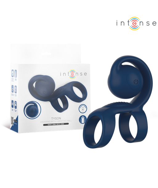 INTENSE - TYSON ANILLO POTENCIADOR CON CARACOL VIBRADOR Ø 3,2 CM