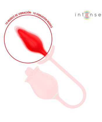 INTENSE - MELANIE DOBLE ESTIMULADOR CLÍTORIS CON LENGUA ZIGZAG