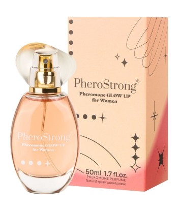 PHEROSTRONG - GLOW UP PERFUME CON FEROMONAS PARA MUJER 50 ML