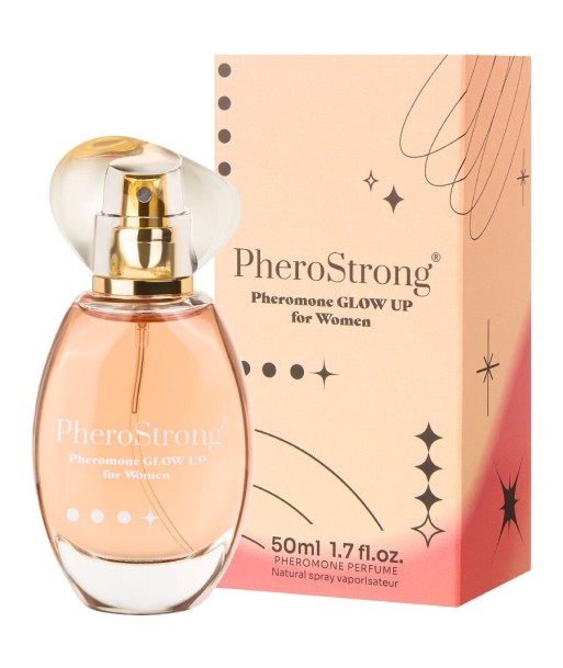 PHEROSTRONG - GLOW UP PERFUME CON FEROMONAS PARA MUJER 50 ML