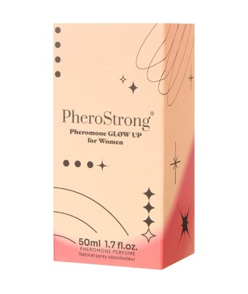 PHEROSTRONG - GLOW UP PERFUME CON FEROMONAS PARA MUJER 50 ML