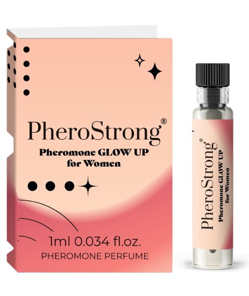 PHEROSTRONG - GLOW UP PERFUME CON FEROMONAS PARA MUJER 1 ML