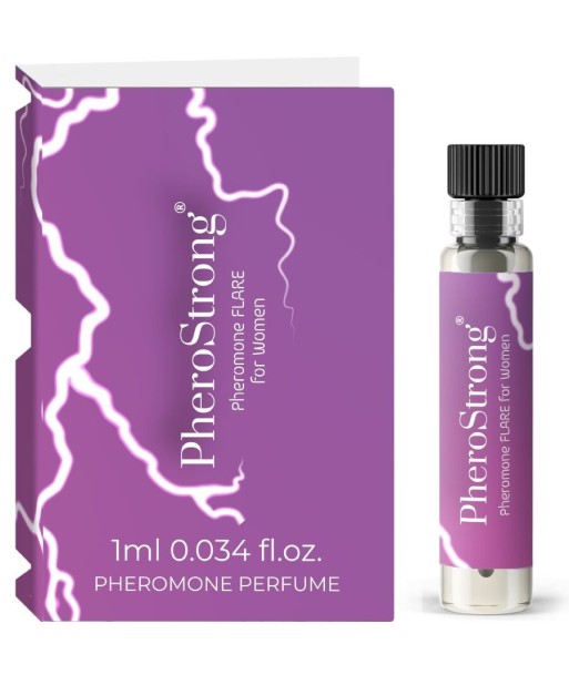 PHEROSTRONG - FLARE PERFUME CON FEROMONAS PARA MUJER 1 ML