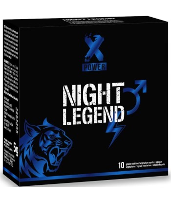 XPOWER - NIGHT LEGEND ESTIMULANTE DE ACCIÓN RÁPIDA ERECCIÓN Y RENDIMIENTO 10 CÁPSULAS
