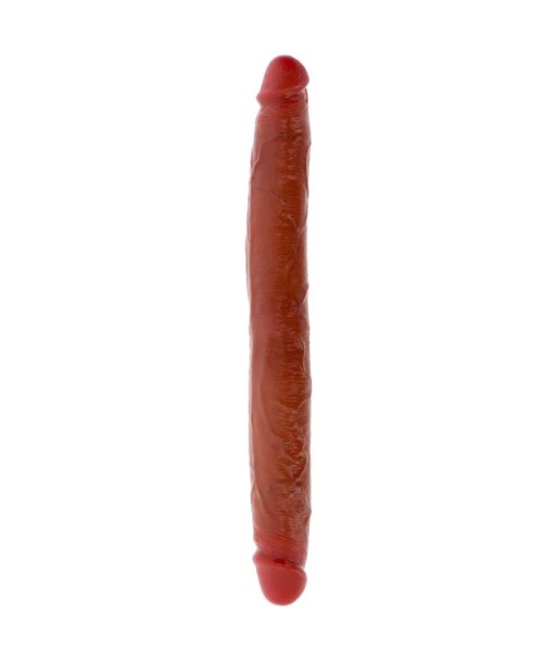 GET REAL - DILDO DOBLE DONG DE SILICONA CARAMELO 35 CM