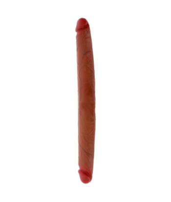 GET REAL - DILDO DOBLE DONG DE SILICONA CARAMELO 40 CM