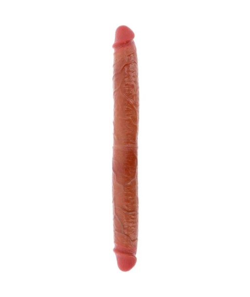 GET REAL - DILDO DOBLE DONG DE SILICONA CARAMELO 46 CM