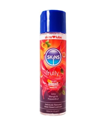 SKINS - FRUITY LUBRICANTE BASE DE AGUA MANGO and FRUTA PASIÓN 130 ML