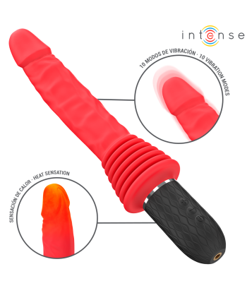 INTENSE - CYNTHIA VIBRADOR THRUSTING CONTROL REMOTO CON CALOR