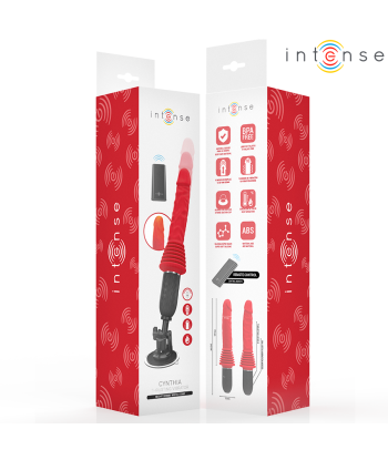INTENSE - CYNTHIA VIBRADOR THRUSTING CONTROL REMOTO CON CALOR