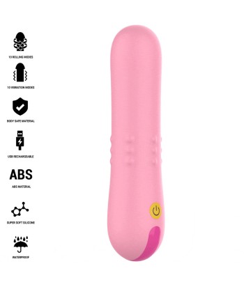 INTENSE - BARBARA VIBRADOR CON PERLAS GIRATORIAS