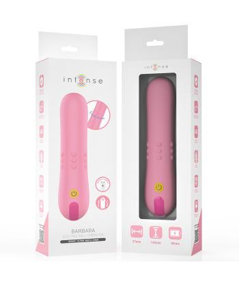 INTENSE - BARBARA VIBRADOR CON PERLAS GIRATORIAS