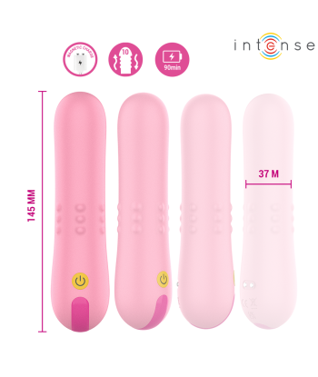 INTENSE - BARBARA VIBRADOR CON PERLAS GIRATORIAS