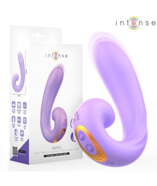 INTENSE - MERYL ESTIMULADOR CLÍTORIS DOBLE VIBRACIÓN