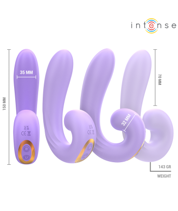 INTENSE - MERYL ESTIMULADOR CLÍTORIS DOBLE VIBRACIÓN