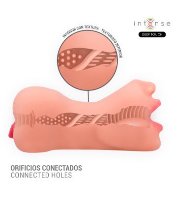 INTENSE DEEP TOUCH - RILEY MASTURBADOR DOBLE BOCA and VAGINA