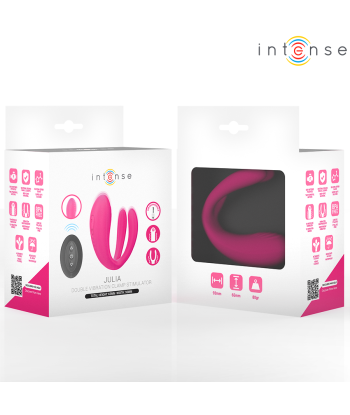 INTENSE - JULIA VIBRADOR and ESTIMULADOR DE PINZAS CONTROL REMOTO