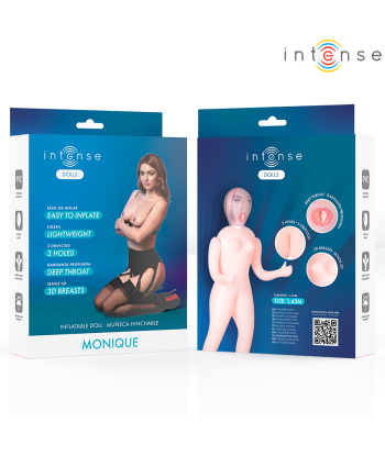 INTENSE DOLLS - MONIQUE MUÑECA HINCHABLE CON TRES ORIFICIOS