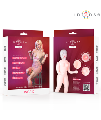 INTENSE DOLLS - INGRID MUÑECA HINCHABLE CON TRES ORIFICIOS