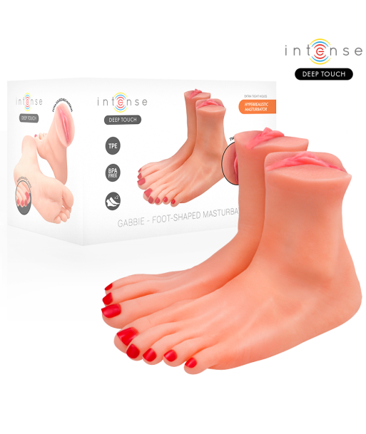 INTENSE DEEP TOUCH - GABBIE MASTUBADOR DE DOS PIEZAS EN FORMA DE PIE