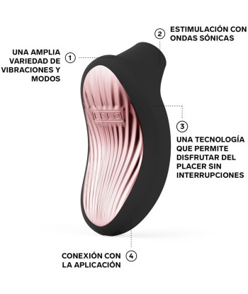LELO - SONA 3 CRUISE MASAJEADOR SÓNICO DE CLÍTORIS NEGRO