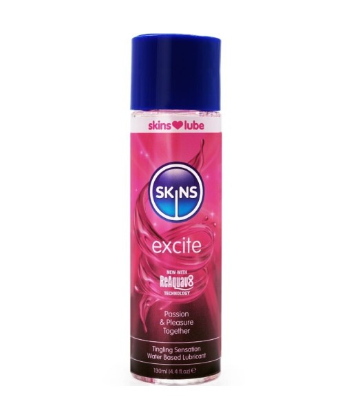 SKINS - EXCITE LUBRICANTE BASE DE AGUA 130 ML