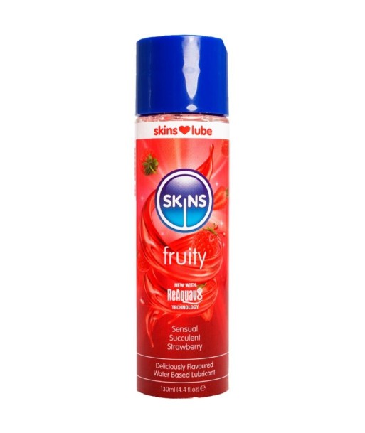 SKINS - FRUITY LUBRICANTE BASE DE AGUA FRESA 130 ML