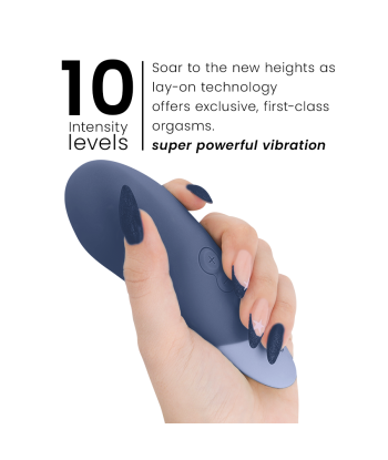 WOMANIZER - VIBE VIBRADOR LAY-ON SILENCIOSO AZUL OSCURO