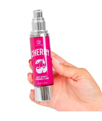 SECRETPLAY - LUBRICANTE EFECTO CALOR CEREZA 50 ML