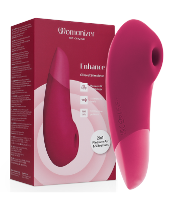 WOMANIZER - ENHANCE ESTIMULADOR DE CLITORÍS ROSA VIBRANTE