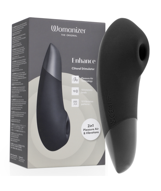 WOMANIZER - ENHANCE ESTIMULADOR DE CLITORÍS NEGRO