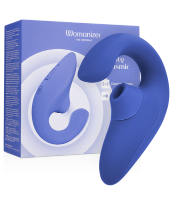 WOMANIZER - BLEND ESTIMULADOR VIBRADOR RABBIT AZUL
