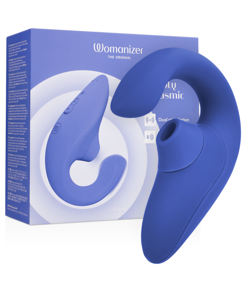 WOMANIZER - BLEND ESTIMULADOR VIBRADOR RABBIT AZUL