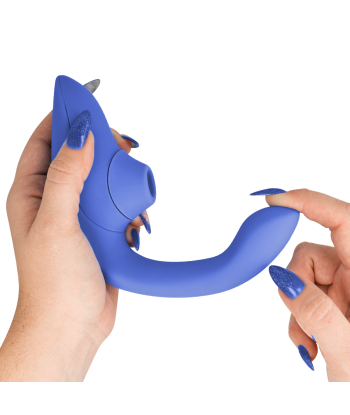 WOMANIZER - BLEND ESTIMULADOR VIBRADOR RABBIT AZUL