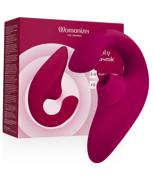 WOMANIZER - BLEND ESTIMULADOR VIBRADOR RABBIT FUCSIA