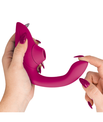 WOMANIZER - BLEND ESTIMULADOR VIBRADOR RABBIT FUCSIA