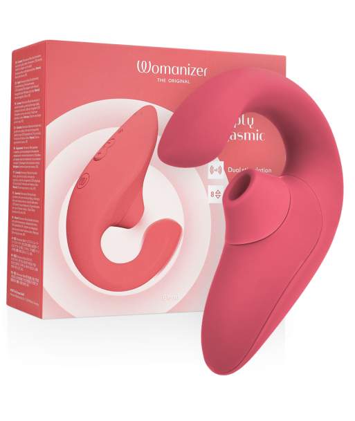 WOMANIZER - BLEND ESTIMULADOR VIBRADOR RABBIT ROSA
