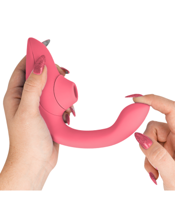 WOMANIZER - BLEND ESTIMULADOR VIBRADOR RABBIT ROSA