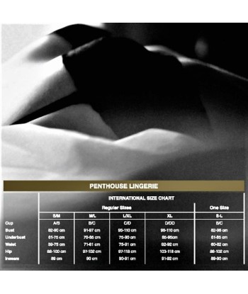 PENTHOUSE - MERMAID FANTASY TANGA NEGRO L-XL