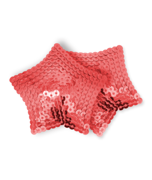 OHMAMA FETISH - PEZONERAS ESTRELLA LENTEJUELAS ROJO