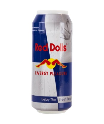 ALIVE - RED DOLL MASTURBADOR MASCULINO VAGINA LATA BEBIDA ENERGÉTICA