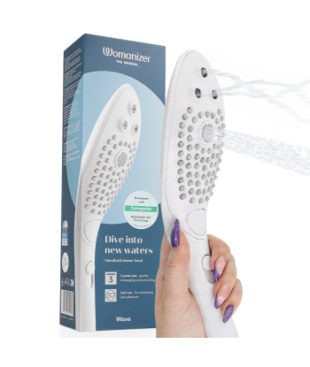 WOMANIZER - WAVE CABEZAL DE DUCHA ESTIMULADOR DE CLITORÍS BLANCO
