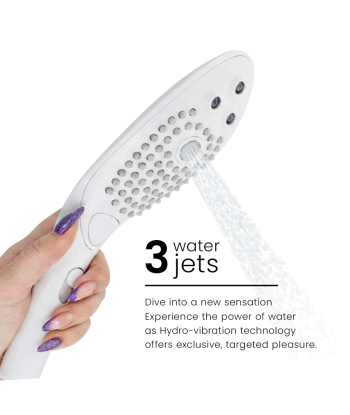 WOMANIZER - WAVE CABEZAL DE DUCHA ESTIMULADOR DE CLITORÍS BLANCO